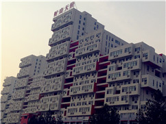 [鄭州真石漆]富士康冠達花園個性設(shè)計，只用超前單彩真石漆